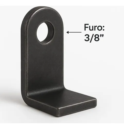 [1197] PORTA CADEADO FURO 3/8 1KG - 50PÇS