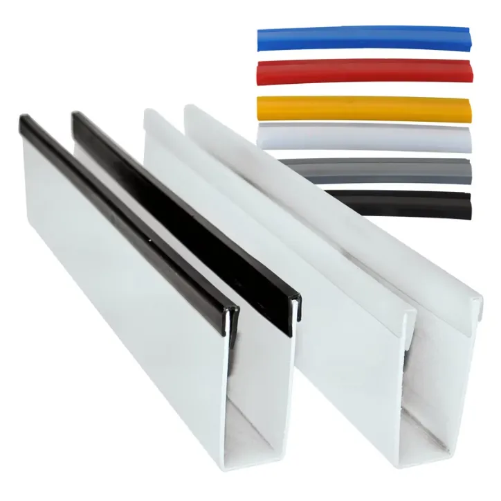 [3284] PVC BRANCO - PERFIL  AUTO LUBRIFICANTE ROLO 20 MT