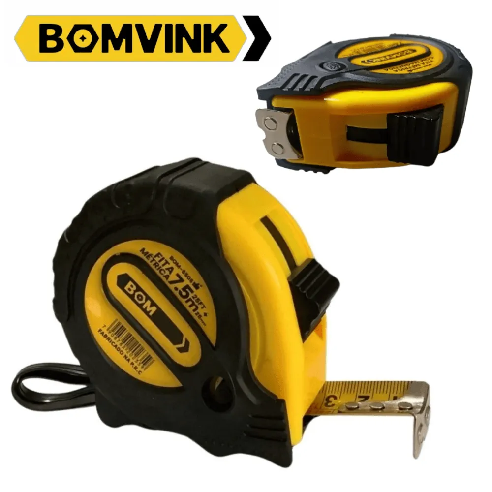 [3315] TRENA EMBORRACHADA MAGNETICA BOMVINK 7,5M BOM-6505 CX-12